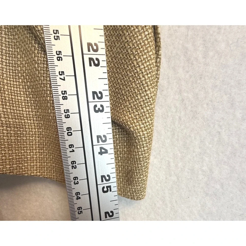 Lauren Ralph Lauren Sport Coat 44R 100% Silk Tan Light Tan/Yellowish Blazer